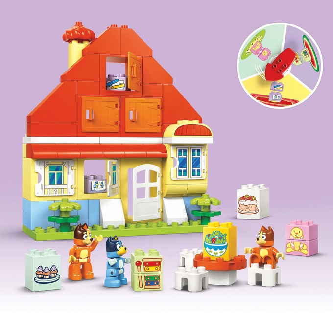 LEGO DUPLO Bluey's Family House with Memory Game, , large