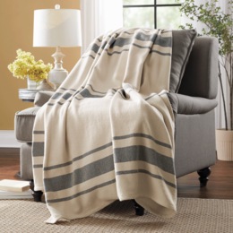 Grainsack Stripe Blanket, , large