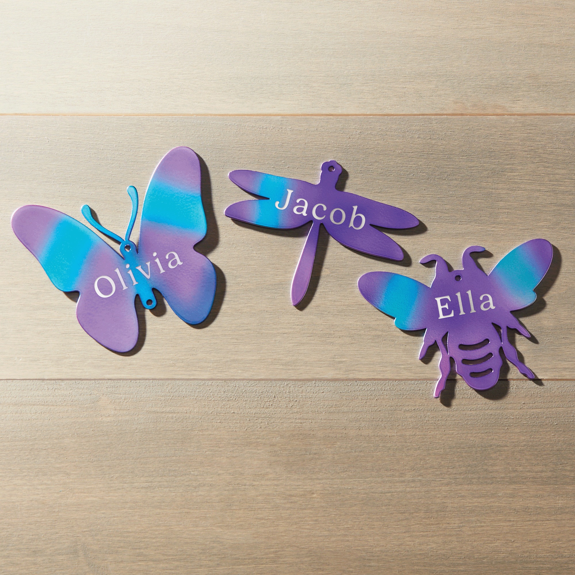 Set of 3 Lovebugs Name Chimes, , large