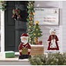Chunky Wood Cutouts Lit Tree with Presents, , large