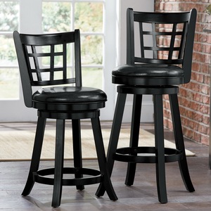 24" Lattice-Back Stool, , large
