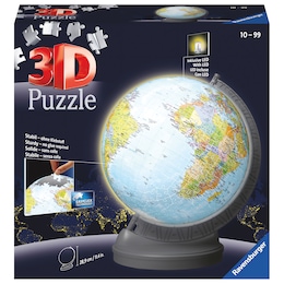 Globe with Light 3-D Puzzle, , large