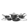 The Rock 10-pc. Forged Aluminum Cookware Set, Black, large