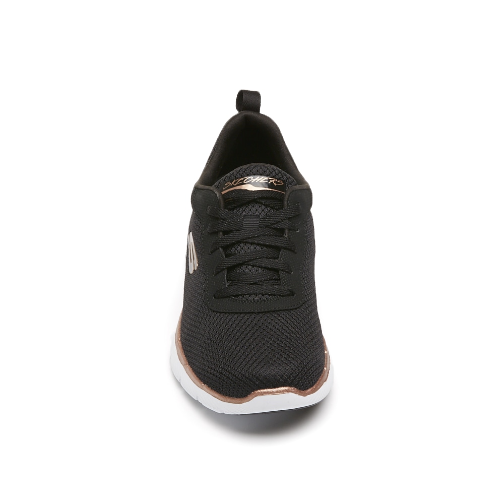 skechers flex appeal 3.0 black and rose gold