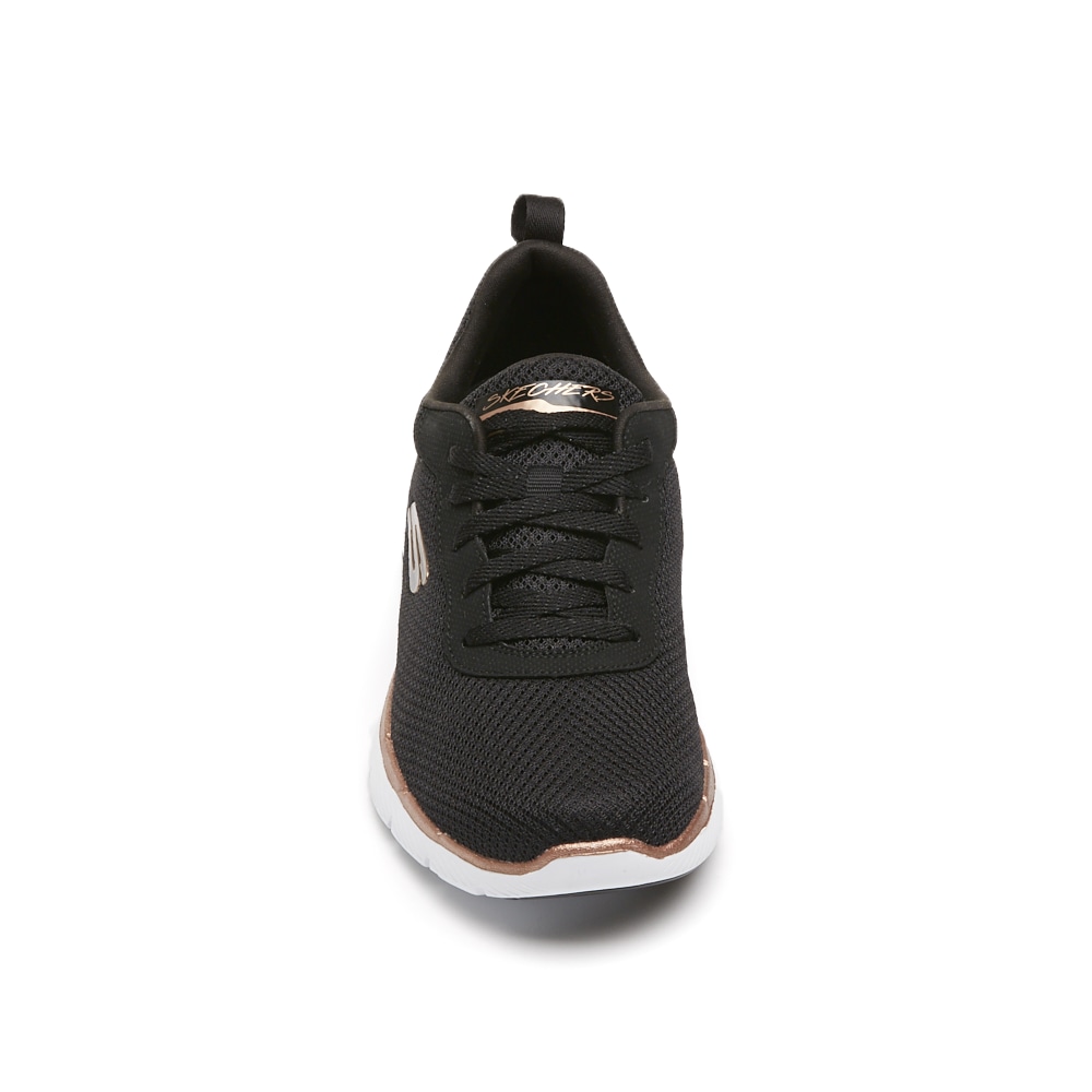 skechers flex appeal 3.0 black rose gold