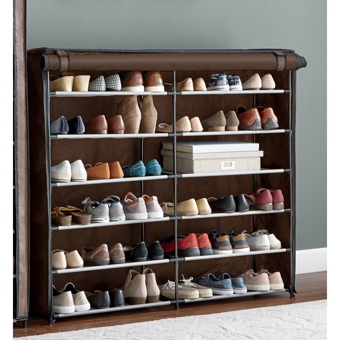 6-Layer Double Shoe Rack, , large