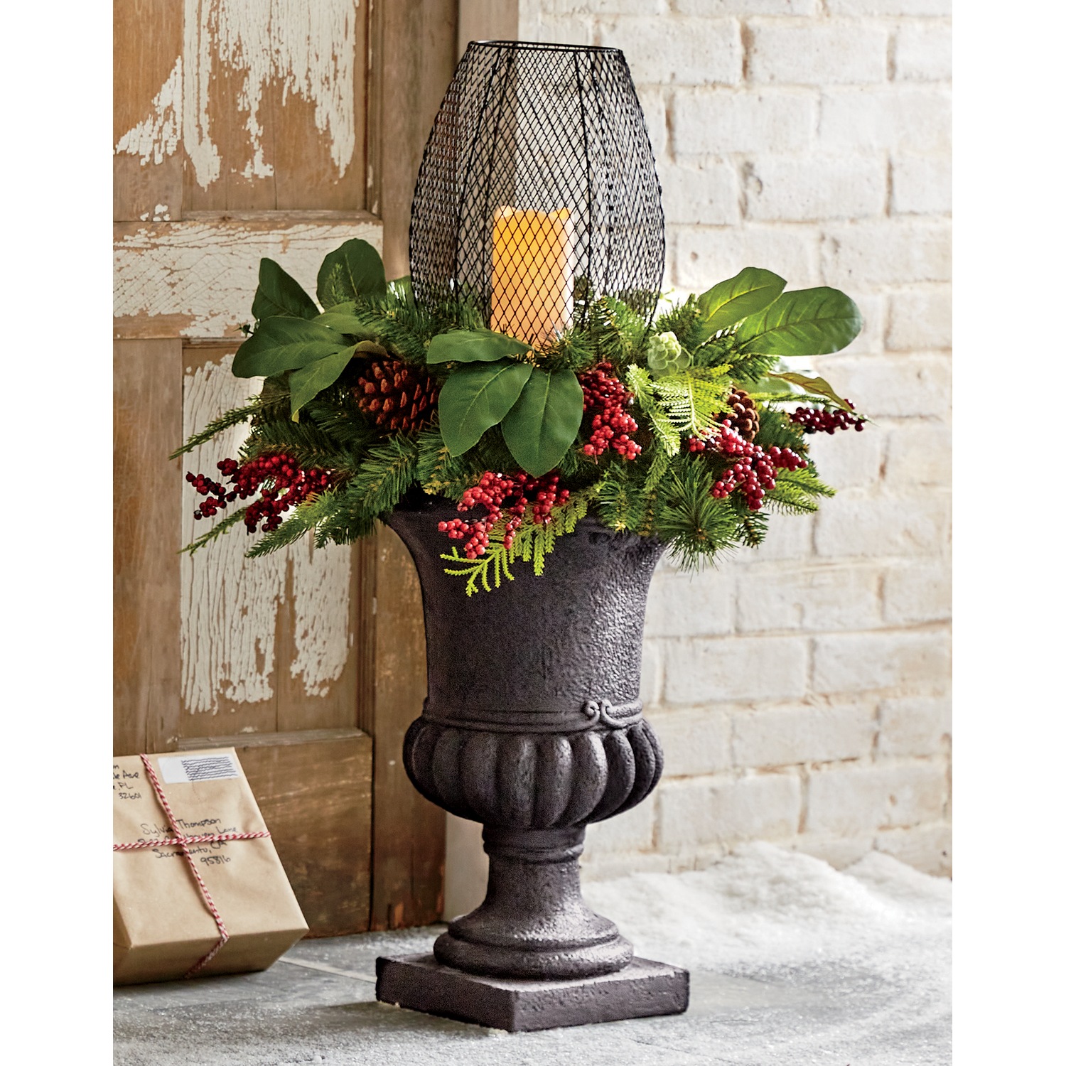 Urn Planter And Christmas Urn Filler Country Door