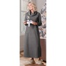 Women's Fleece Lounger Robe, , large