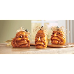 Set of 3 Pumpkin Faces, , large