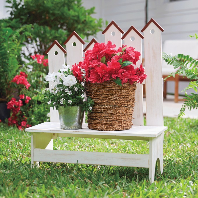 Birdhouse Planter Bench, , large