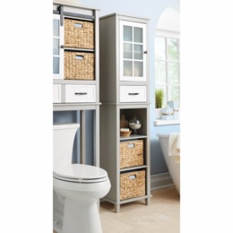 Leighton Tall Towel Cabinet, , large
