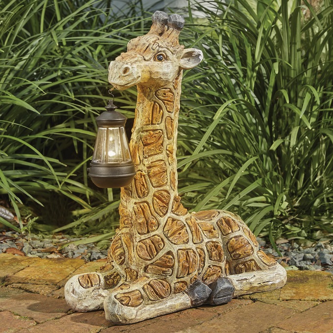 Safari Animal with Solar Lantern, , large