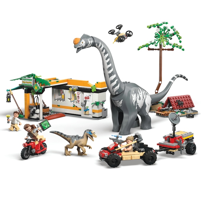 LEGO Jurassic World Raptor & Titanosaurus Tracking Mission, , large