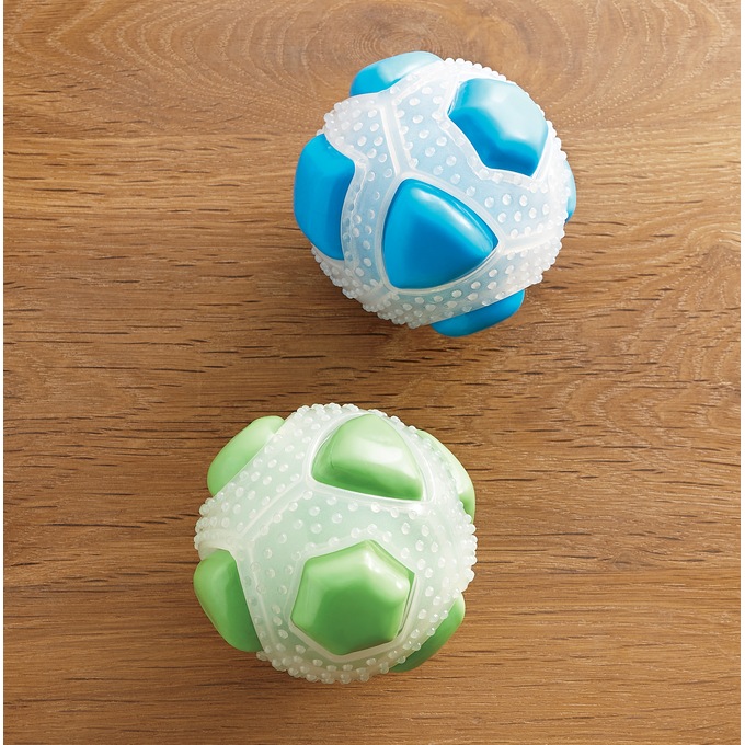 Set of 2 Glow-In-The-Dark Pet Balls, , large
