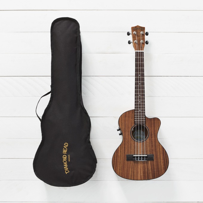 Acoustic-Electric Cutaway Tenor Ukulele, , large