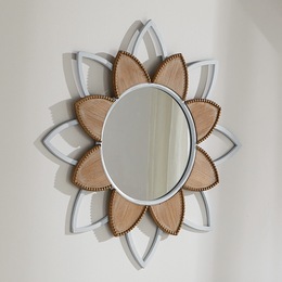 Faye Floral Wall Mirror, , large