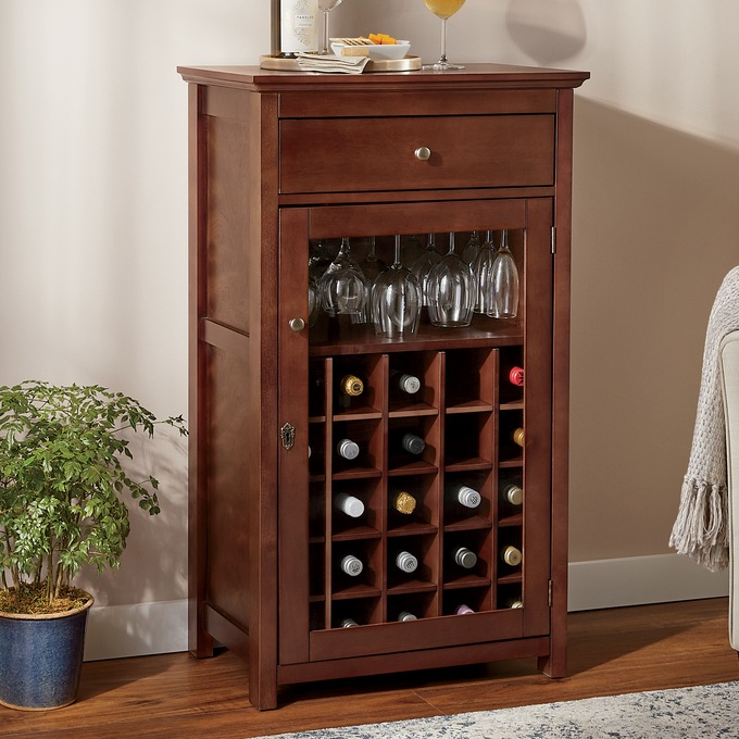 Large wine hotsell rack cabinet