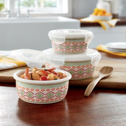 6-Piece Fiesta Fresh Seal Food Storage Set, , large