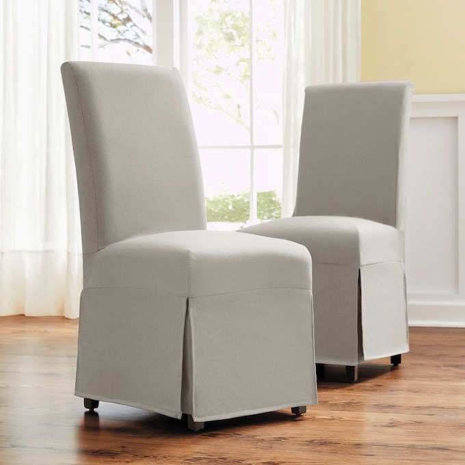 Janie Set of 2 Skirted Dining Chairs, , large