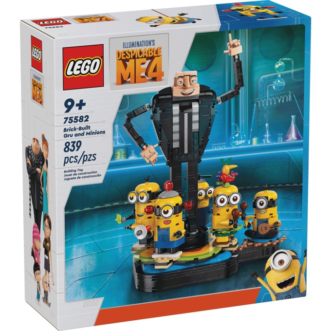 LEGO Brick Build Gru and Minions, , large