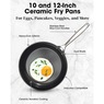 Gotham Steel Hard Anodized 2-Piece Fry Pan Set, , large