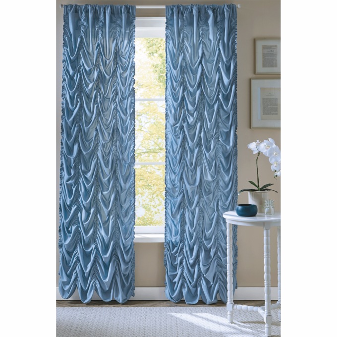 Waterfall Ruched Single Panel, , large