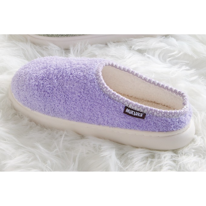 MUK LUKS Luan Basic Bubble Sole Clog, Lavender, large