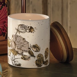 Floral Patterned Candle, , large