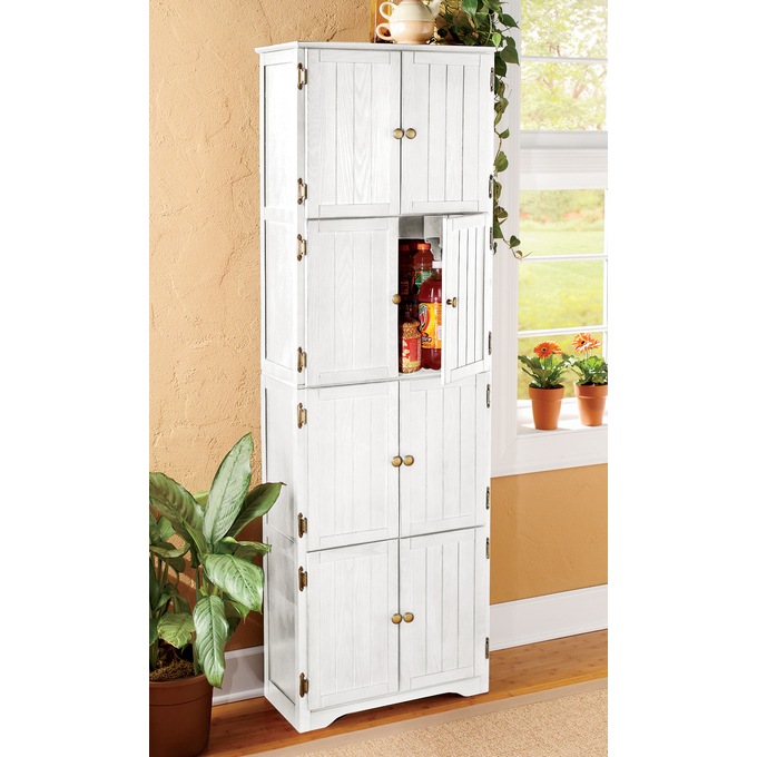 Westwick Tall Wooden Cabinet with 8 Doors, , large