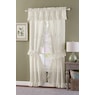 Mayfair Romantic Priscilla Ruffled Semi-Sheer Panel Pair with Tieback, , large