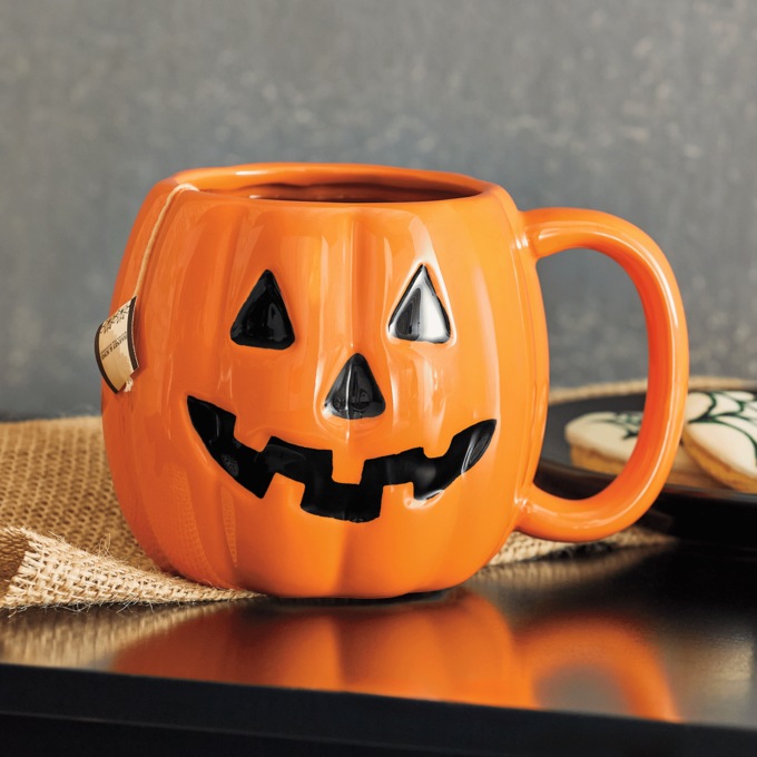 16-Ounce Jack O'Lantern Mug, Orange, large