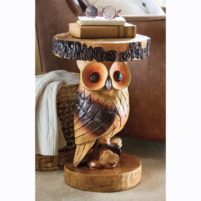Owl Harvest Accent Table, , large