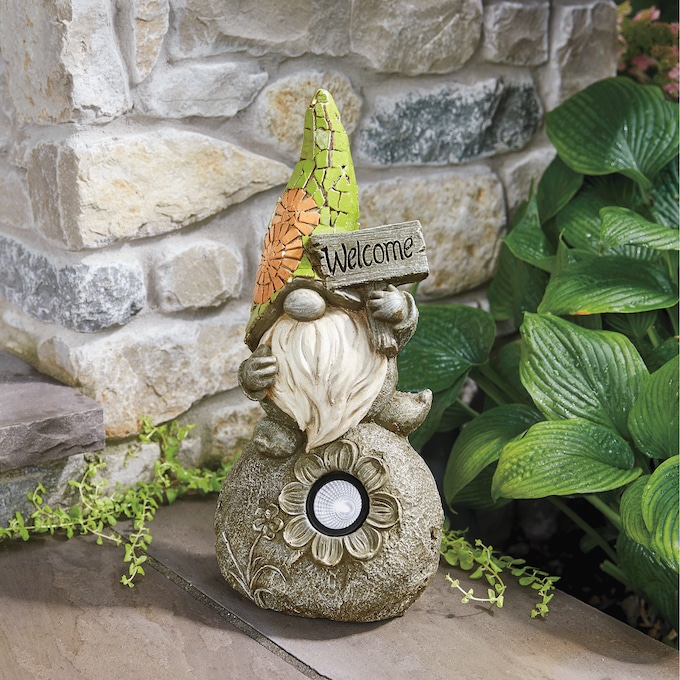 Solar Gnome on a Rock, , large