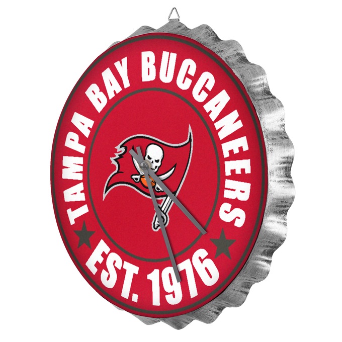 NFL Bottle Cap Wall Clock, , large