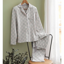Plaid PJ Set, , large