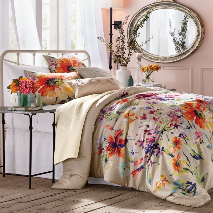 Elena Floral Mini Comforter Set, , large