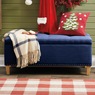 Shandra Tufted Top Soft Close Bench, , large