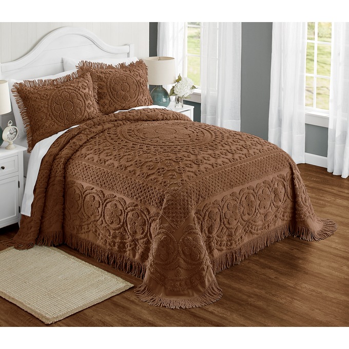 Emily Chenille Bedspread, , large