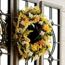 Yellow Wildflower Wreath, , large