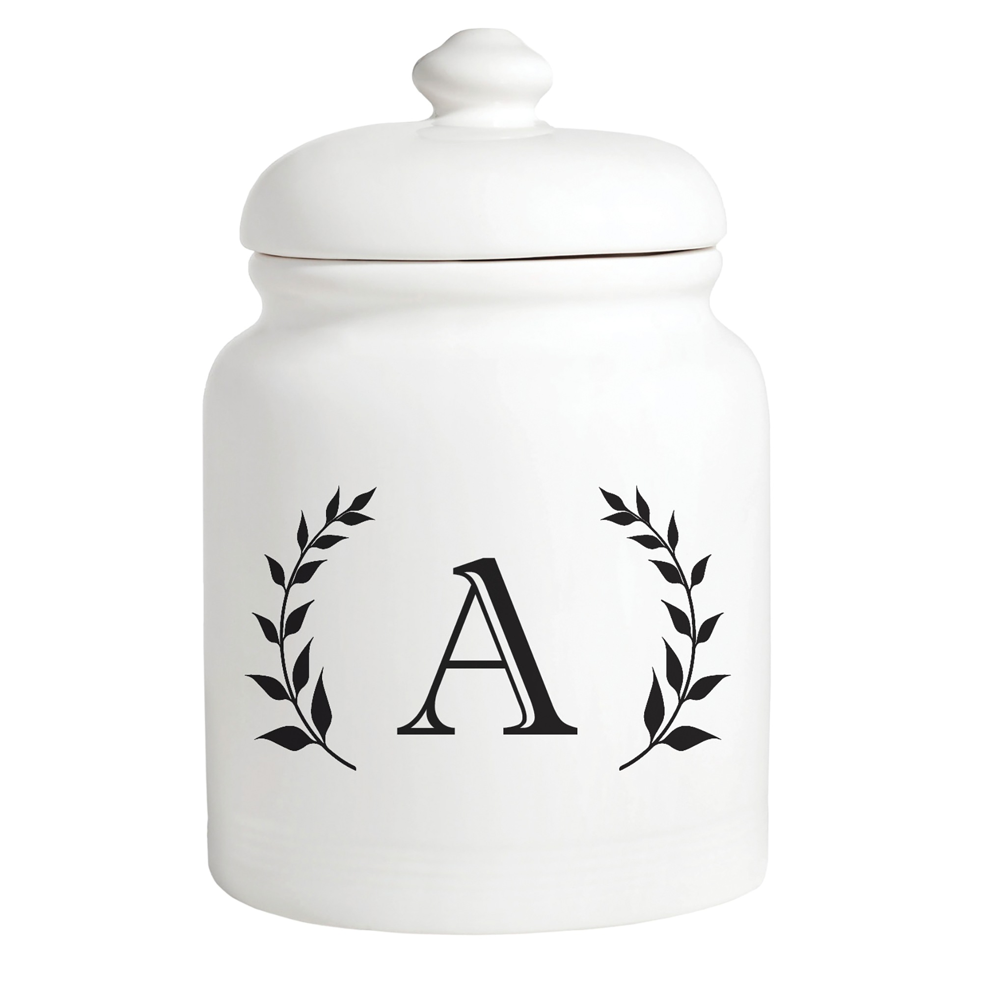 Initial Personalized Treat Jar, , large
