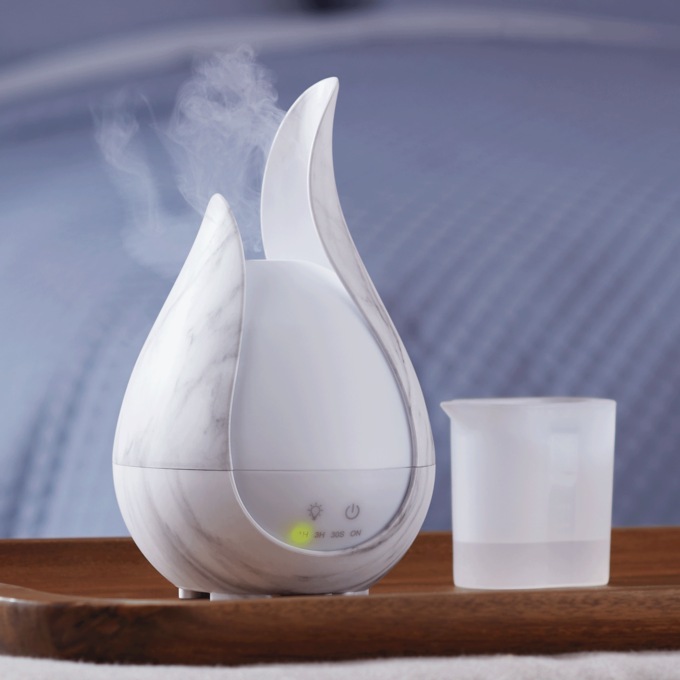 Color-Changing Faux-Marble Aroma Diffuser, , large