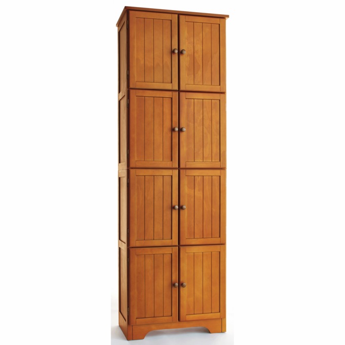 Westwick Tall Wooden Cabinet with 8 Doors, , large