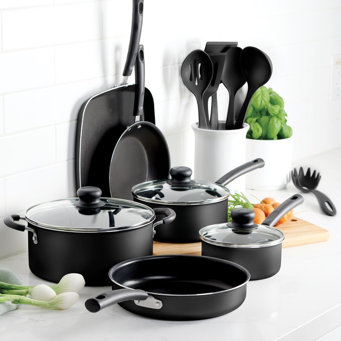 Tramontina 15-Piece Prima Ware Nonstick Cookware Set, , large