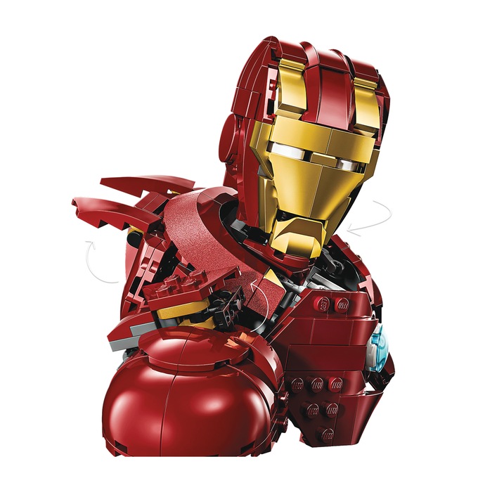 LEGO Marvel Iron Man MK4 Bust, , large