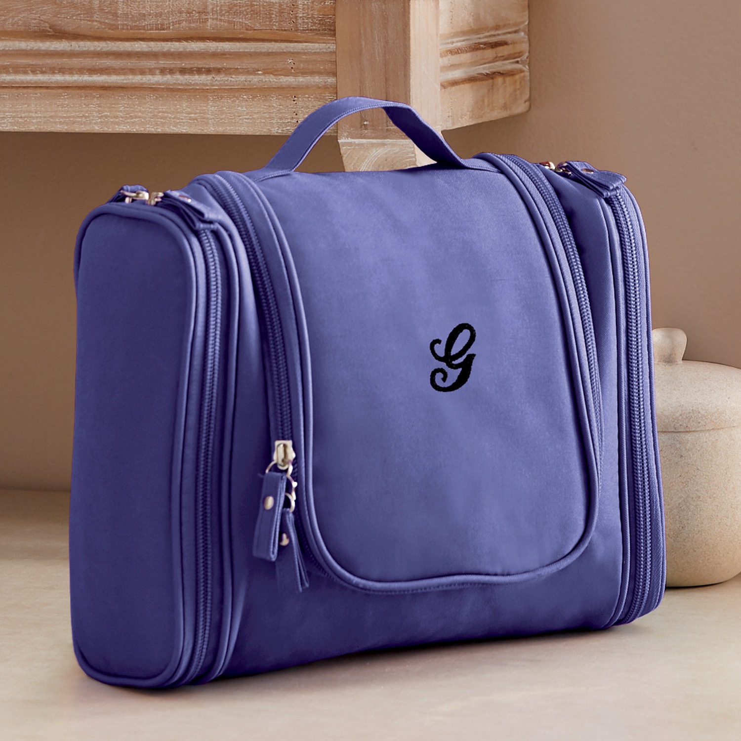 Personalized Hanging Toiletry Bag Country Door