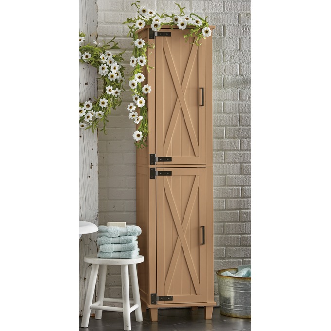 Barn Door Towel Cabinet, , large