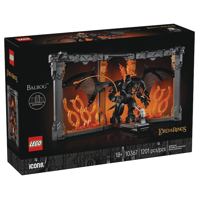 LEGO Icons The Lord of the Rings: Balrog Book Nook, , large