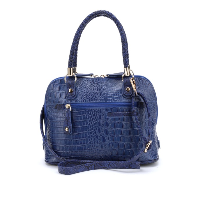 Lucy Braided Bag by Marc Chantal, Royal, large