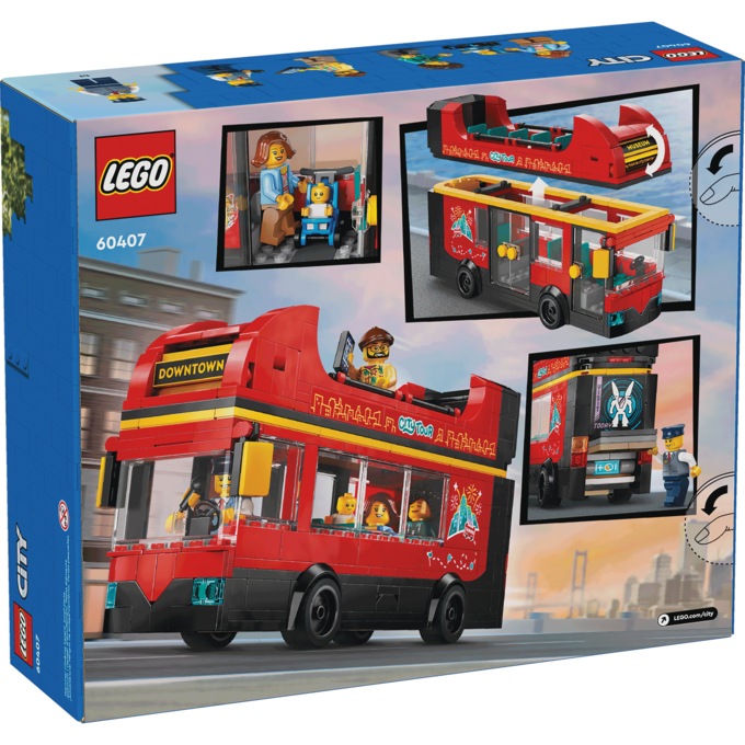 LEGO Red Double-Decker Sightseeing Bus, , large