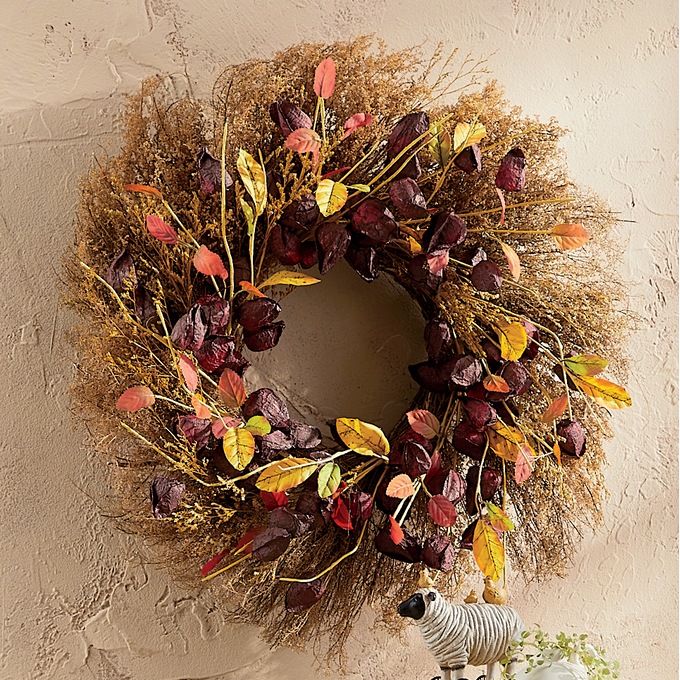 Autumn Bounty Wreath, , large